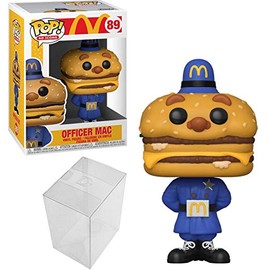 Funko Pop! Ad Icons: McDonald's - Officer Big Mac Bundle with 1 PopShield Pop Box Protector