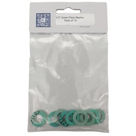 Green Fibre Washer 1/2" - Pack of 10