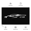 Racing Roots 2023 vette C8 Garage Office Man Cave Banner