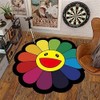 DIKFENS 40Inch Takashi Murakami Rug - Flower Design, Soft and