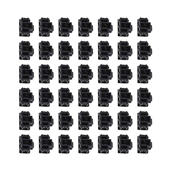 RJ45 12.5 x 10.5 x 6 mm 50pcs PVC Anti