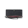 Cartera de dama wallet grande GORETT Negro ALEJANDRA