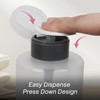 12oz Push Down Pump Dispenser Flip Top Cap Refillable Empty