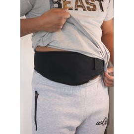 AZAORY Sports Neoprene Ostomy belt - Stoma Bag Belt - Colostomy belt (Size 5 = 41” to 43” Inches, Right Side Stoma)