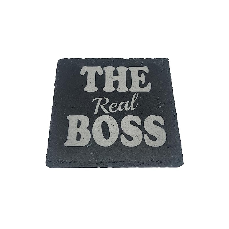 Laser Amore Funny Slate Coaster Set for Couples - 'The