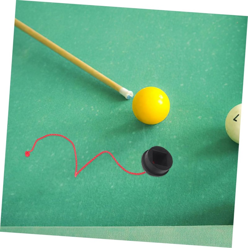 CORHAD 2pcs Pool Chalk Holder Billiard Accessory Non-Slip Rubber Cover