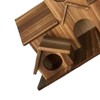 Colcolo Hummingbird Nest,Wooden Bird House Home Decoration Shelter Patio Hanging