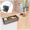 Operitacx Box Double Storage Box Desk Drawer Drawer Compartment Under