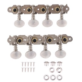 Mandolin Tuning Pegs 8 String 1:14 Speed Machine Heads with Fine Adjustment and Standard Distance Included Complete Fittings for Easy Installation