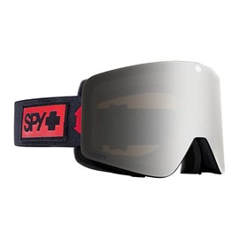 Spy Optic Marauder Snow Goggle, Winter Sports Protective Goggles, Color and Contrast Enhancing Lenses, Night Rider Matte Black - Happy Bronze with Silver Spectra Mirror Clear lenses