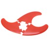 3Pcs Surfboard Fins Glass Fiber Thruster Fin Sets Surf Accessories