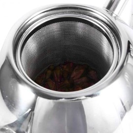2L Stainless Steel Teapot with Tea Strainer Teapot with Tea Infuser Teaware Sets Tea Kettle Infuser Teapot for Induction