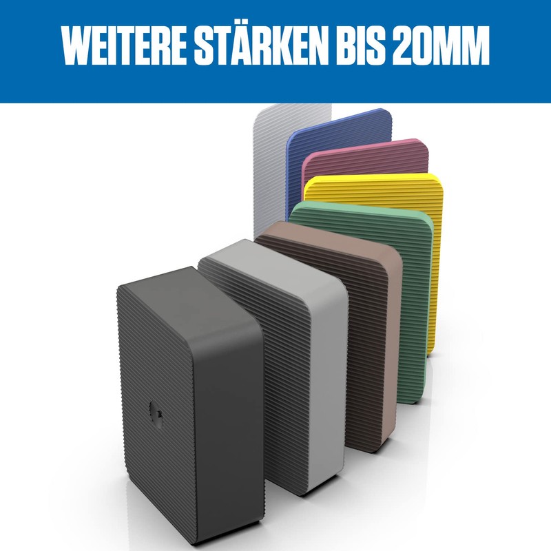 Bauhandel24 – Plastic Underlay Plates 60 x 40 mm 15