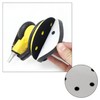 4 Pieces 93mm 6 Holes Hook Soft Interface Pad Triangle