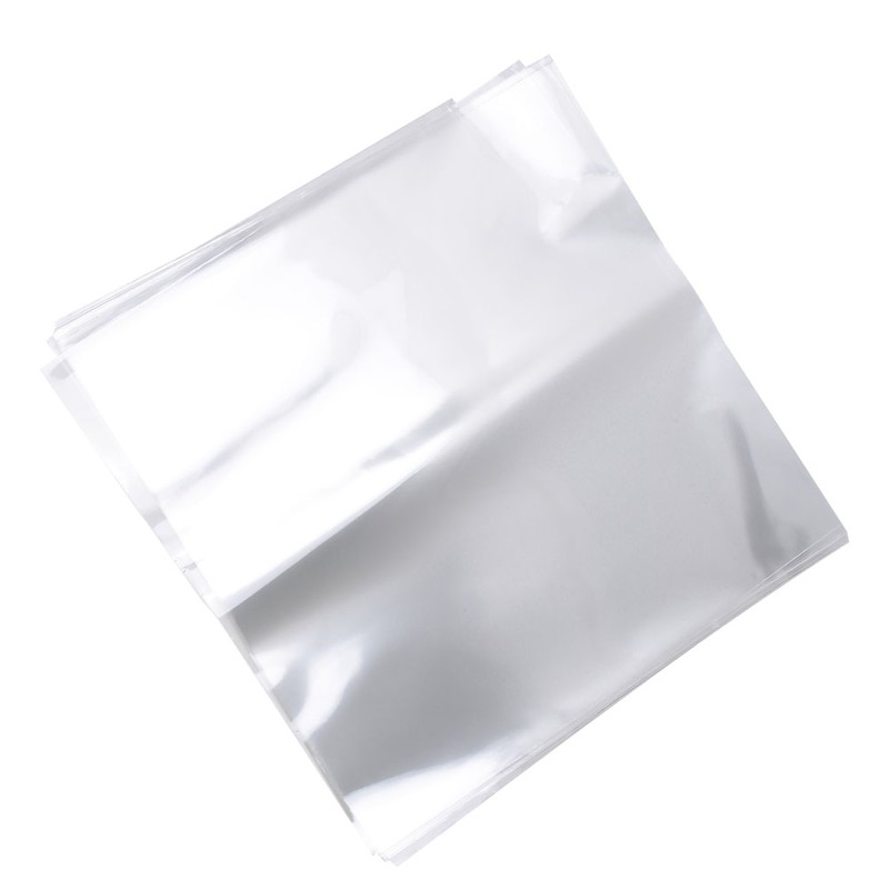 50PcsVinyl Record Outer Sleeves White Replacement Kit for Phonograph Recorder