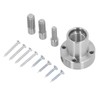 2 Inch Lathe Faceplate with Screw Alloy Steel Woodworking Chuck