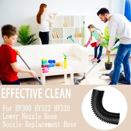 Shark Vacuum Hose Replacement - Lower Floor Nozzle Hose for Shark Rocket HV300, HV301, HV302, HV320, HV321 & Rotator Vacuum Cleaner