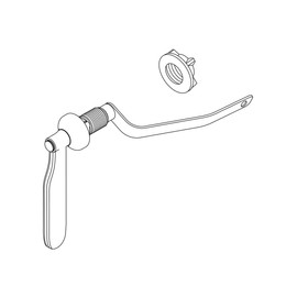 KOHLER 1161319-CP Genuine Part Trip Lever Service Kit, Polished Chrome