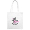 Jute Bag with Jasmine Name – Motif All You Need