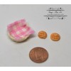SMA BO 1:12 Dollhouse Miniature Danish Rolls on Napkin in