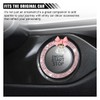 Bling Diamond Car Engine Start Stop Button Decoration Ring, Crystal
