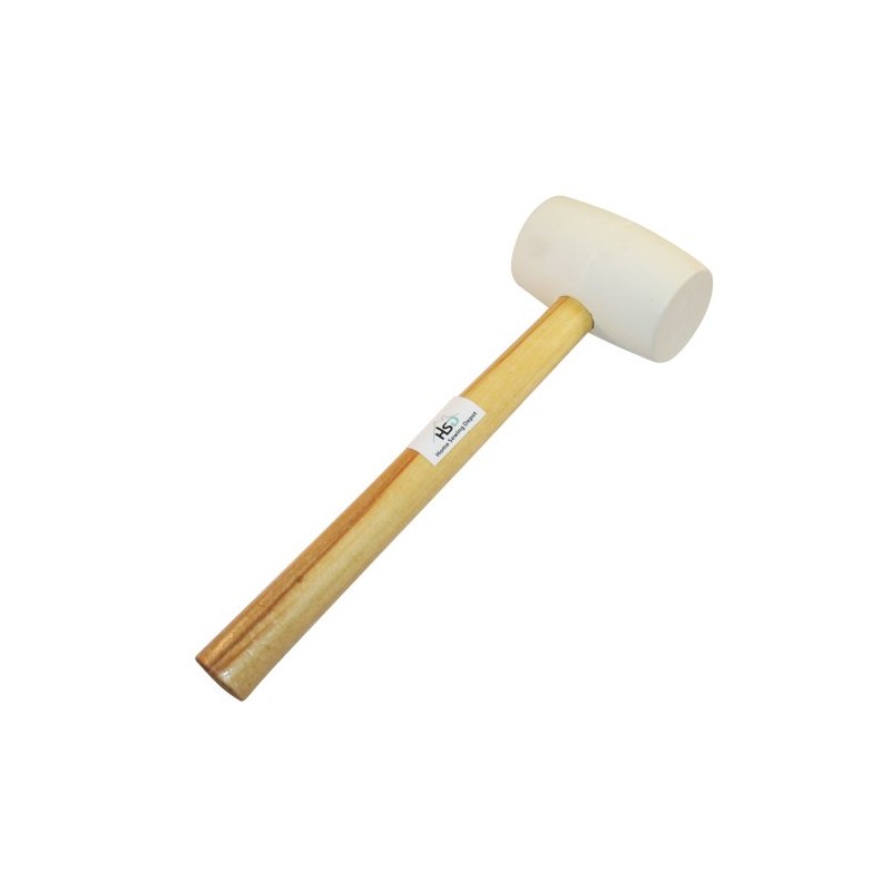 Rubber Mallet with Wood Handle
