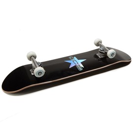 CCS 97 Star Skateboard Complete - Holographic/Black - 7.25"