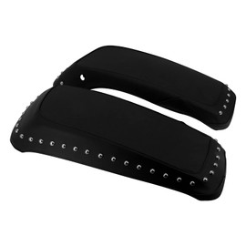 HDBUBALUS Saddle Bag Protective Caps with Nail PU Leather Waterproof Fit for Harley Touring Street Glide Road King Road Glide Electra Glide Ultra 2014-2020