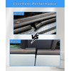 LH and RH Car Outer Door Window Moulding Trim Weatherstrip