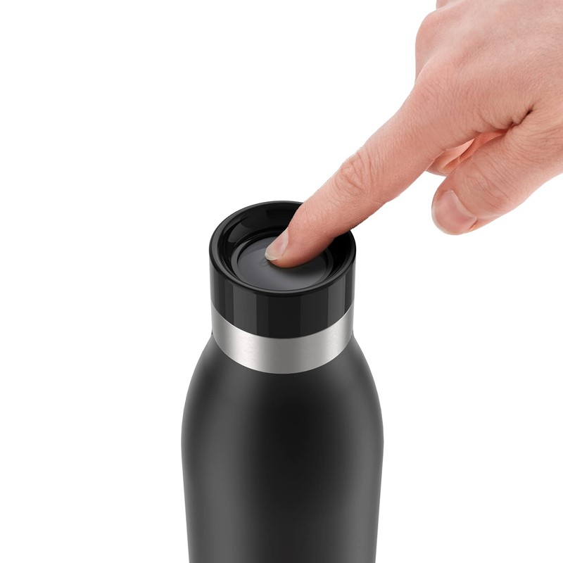 Emsa N31101 Bludrop Colour Drinking Bottle, 0.5 Litres, 100% Leak-Proof,