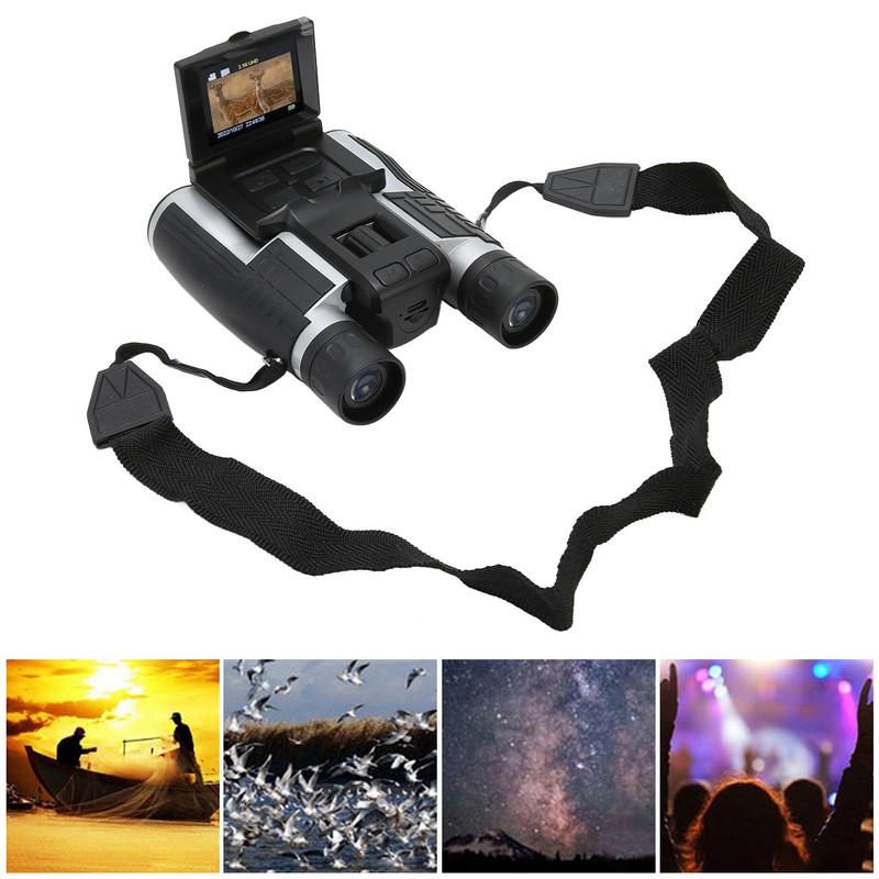 2.4in LCD Display Digital Binoculars Camera 12X 5MP 32mm Lens