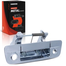 A-Premium Tailgate Handle Liftgate Latch Handle with Backup Camera Hole Compatible with Ram 1500 2500 3500 2011-2012 & Dodge Ram 1500 2009-2010, Ram 2500 3500 2010, Chrome, Replace# 68044906AE