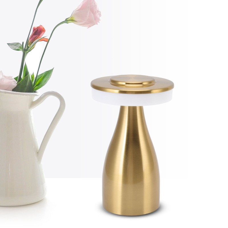 LED Table Lamp Touch Control 3 Mode Dimmable USB Rechargeable