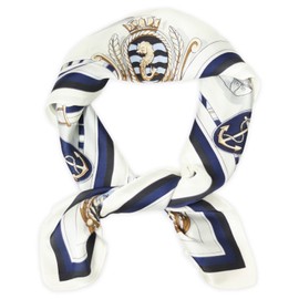 EXTREE Fashion Silky Satin Headscarf for Women Girls: Exquisite Pattern Lightweight Silk Graceful Scarfs 27.5 x 27.5 inches