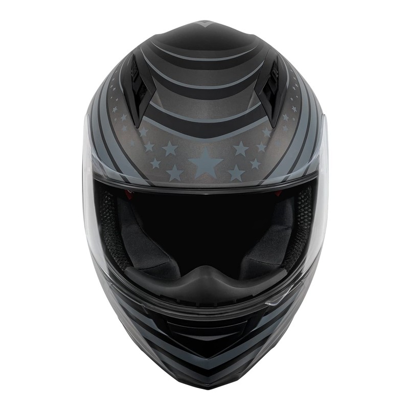 VCAN VX Lightweight Full Face Motorcycle Street Bike Helmet with