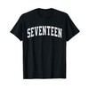 Seventeen Minimalist 17th Birthday Design 17-Year-Old T-Shirt