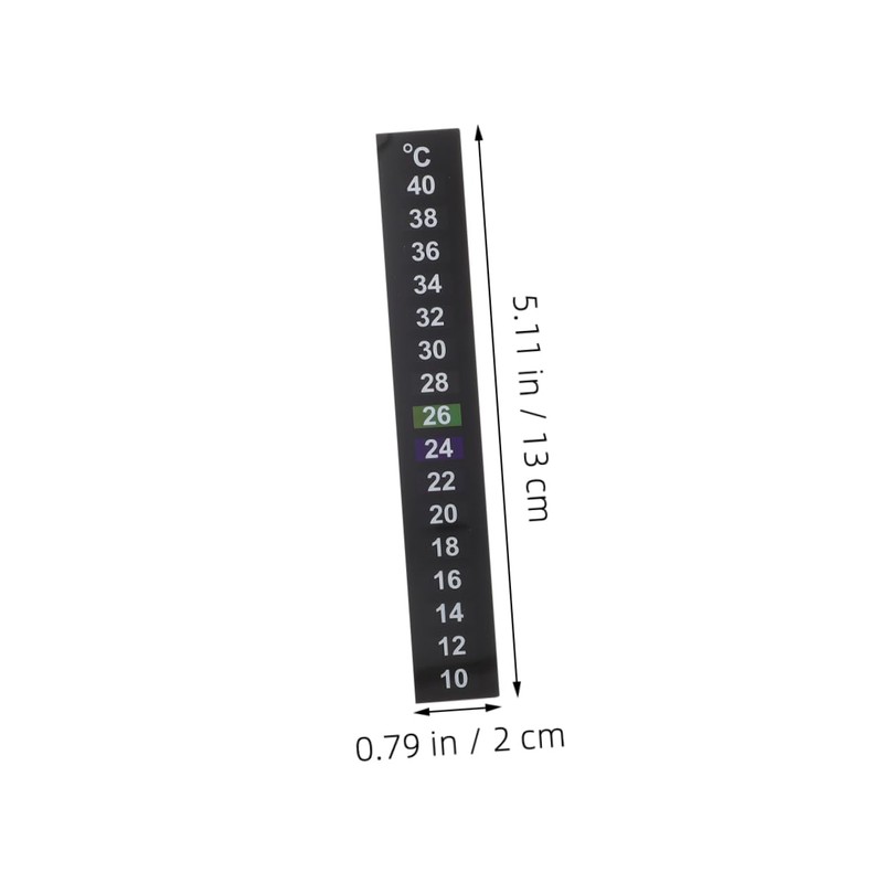 GLEAVI Aquarium Temperature Stickers 6 Pack 10℃ to 40℃ Range