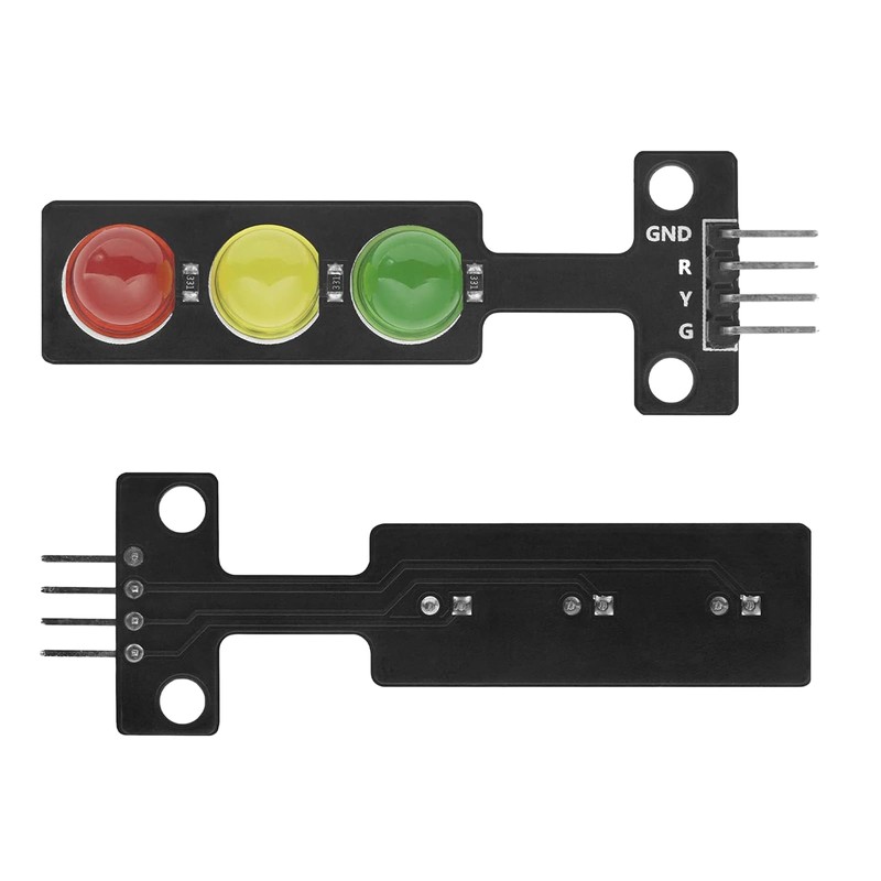 8 x LED Traffic Light Module, 3.3-5 V, 8 mm,