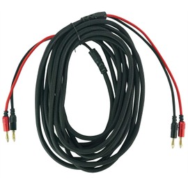 Rockville BN20 20' 14 AWG 100% OFC Copper Banana to Banana Braided Pro Cable