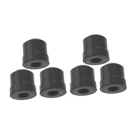 Kisangel 6pcs Trombone Slide End Tips Soft Pads for Trombone Slide Bumper Pads for Brass Instrument Easy Installation and Noise Reduction