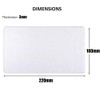 SagaSave Blank Sublimation White Mouse Mats Heat Press Printing Supplies