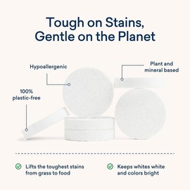 Blueland Laundry Essentials Kit, with Laundry Detergent Tablets, Oxi Laundry Booster, Wool Dryer Balls, Spring Bloom/Fragrance-Free, Household Plastic - Scent: Spring Bloom