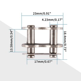 GOOFIT 1 Pcs 428 Chain Master Link for ATV Dirt Bike Go Kart