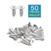 IMScrews 50pcs #14 x 3/4" (19mm) Stainless Flat Head Phillips