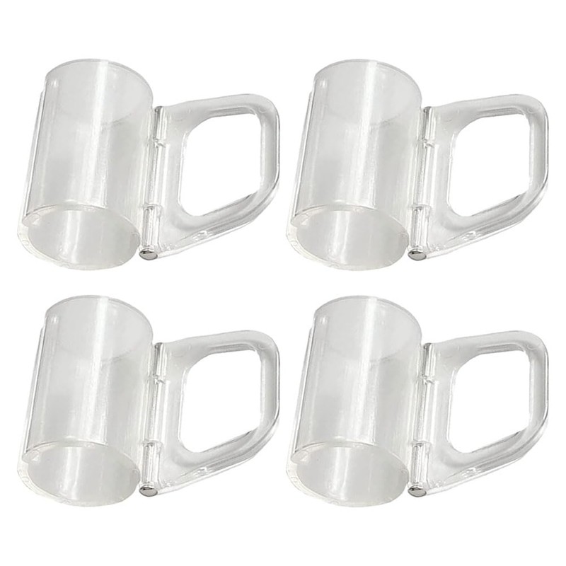 YARDWE 4pcs Home Valance Clips Decorative Horizontal Blind Clips Blind