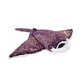 Wild Republic Stingray, Foilkins, Stuffed Animal, 12 inches, Gift for Kids, Plush Toy, Fill is Spun Recycled Water Bottles