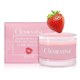 Clementine Set De Cuidado Labial Zahra Today Bálsamo Hidratante Reparador Suave Pero Eficaz Y Prebase Exfoliante Que Nutre Y Suaviza Los Labios.      
