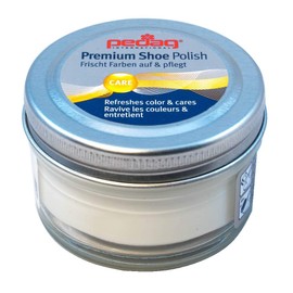 pedag Premium Shoe Cream Polish 851 for Smooth Leather, Made in Germany, Neutral Multi 15 Color, 50ml/1.7oz