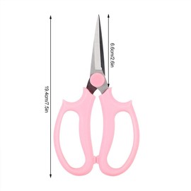 Simlug Floral Scissors, Multifunctional Floral Scissors Pruning Shears Flower Cutting Scissors(Pink)