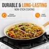 NutriChef 10" Medium Ceramic Fry Pan - Non-Stick Ceramic Coated